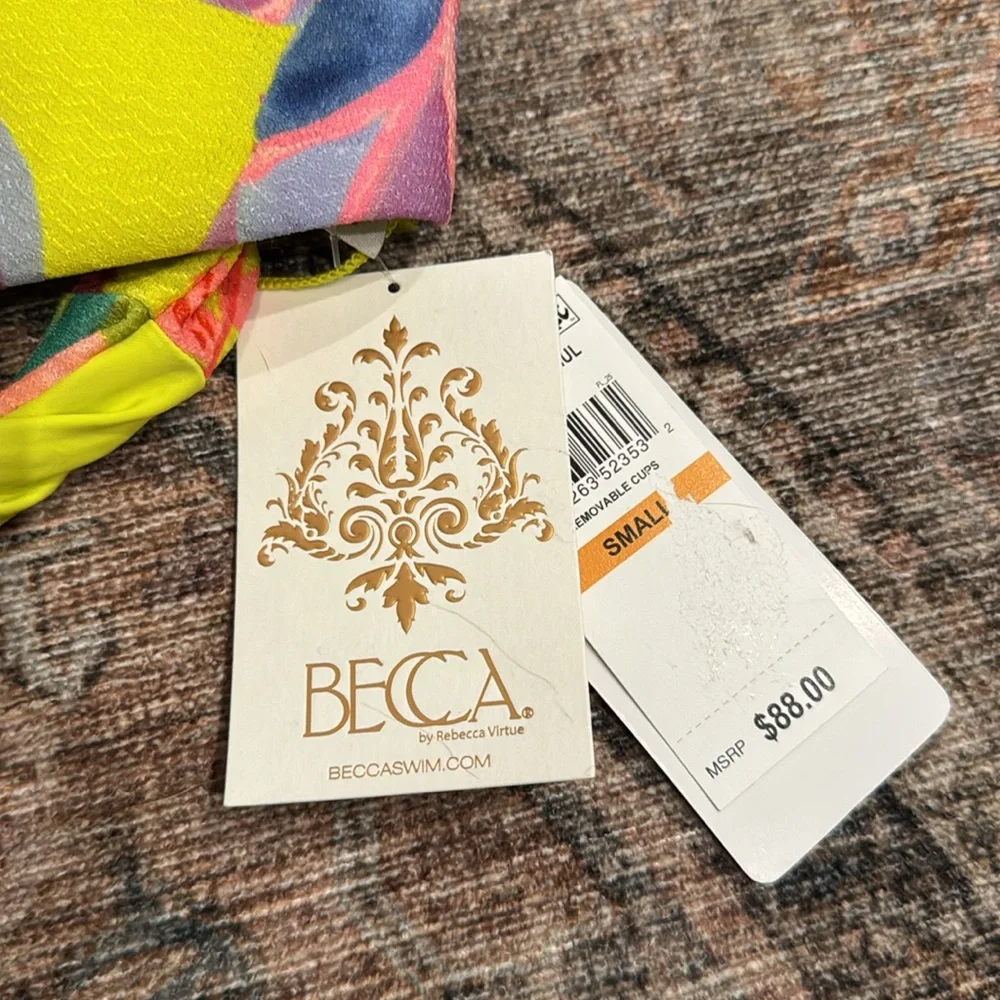 BECCA by Rebecca Virtue • NWT Costa Bella Bikini Top - Picture 6 of 11